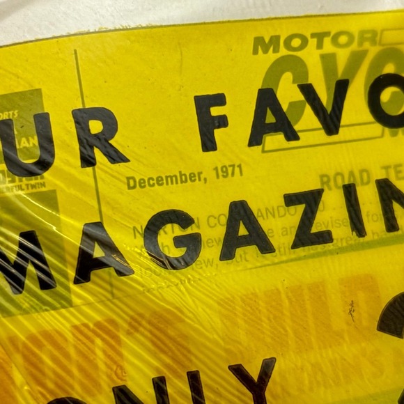 Vintage Cycle World Magazine December 1971 Norton 750 Commando Triumph TR-6 NEW - Picture 2 of 3